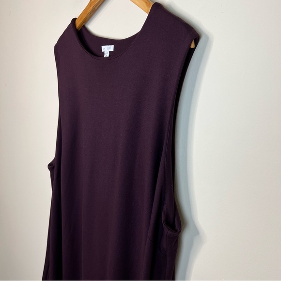 J.Jill Ponte Knit Sheath Sleeveless Dress With Pockets Size 4X - Picture 5 of 8